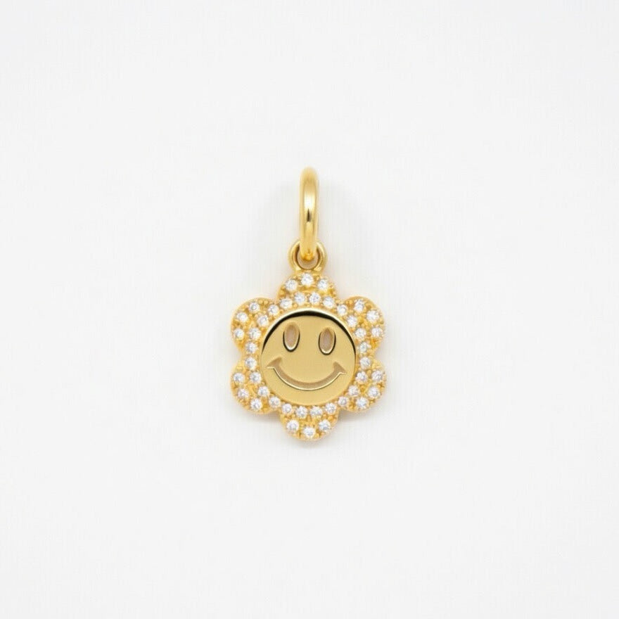 Smiley Daisy Charm