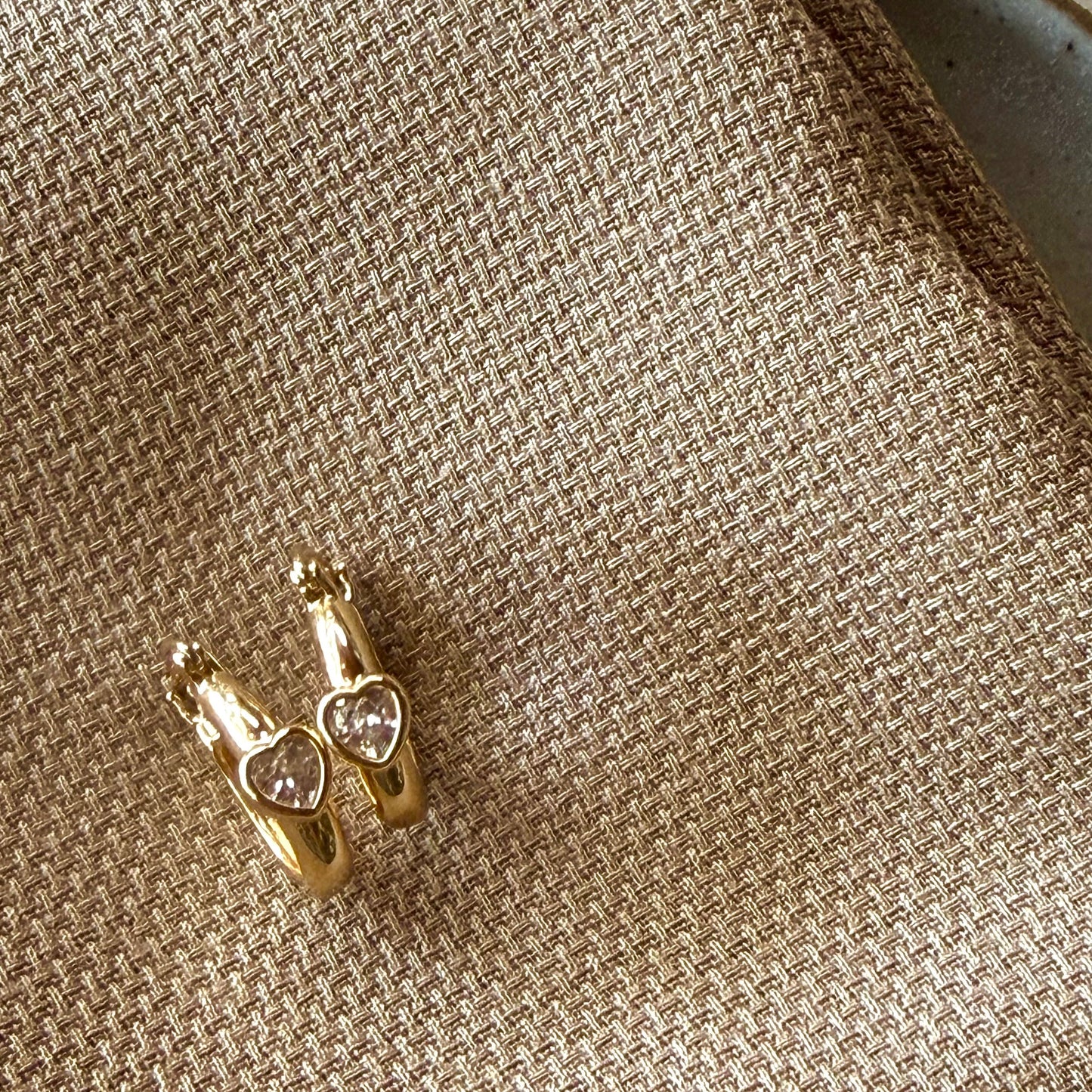 Heart Hoop Earrings
