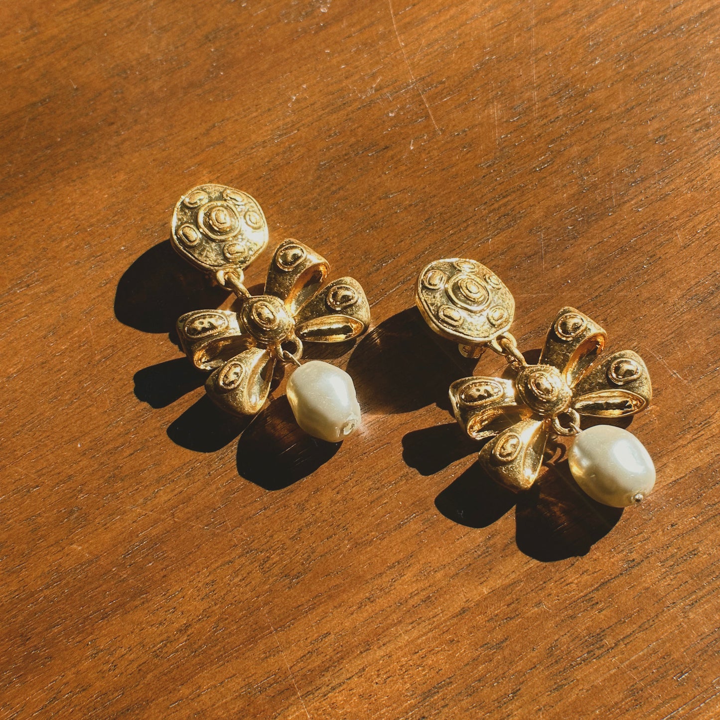 Olivia Bow Clip-On Earrings