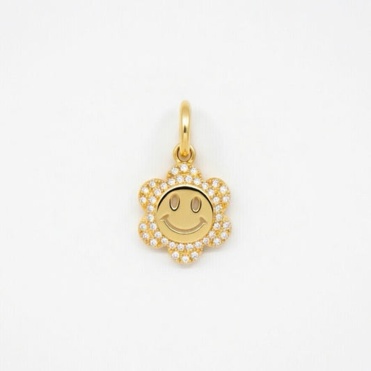 Smiley Daisy Charm